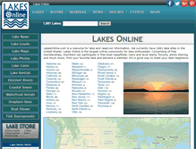 Tablet Screenshot of lakesonline.com